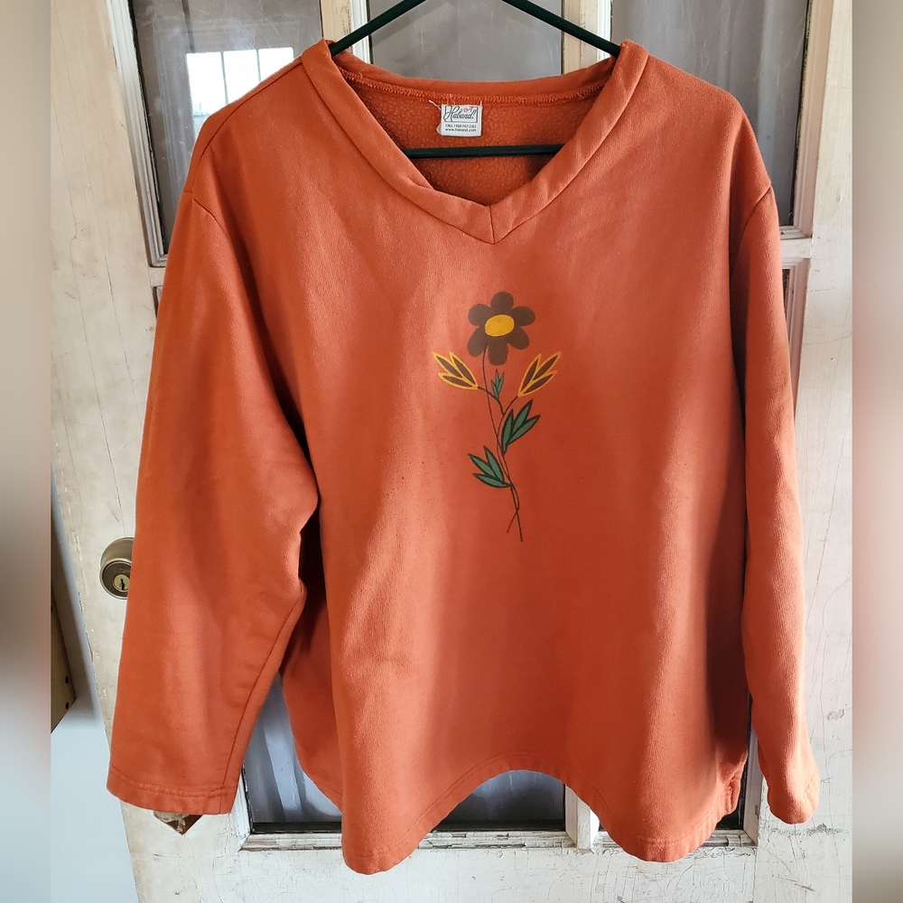 Vintage 80s/90s Haband Crewneck Sweatshirt 70s Inspo